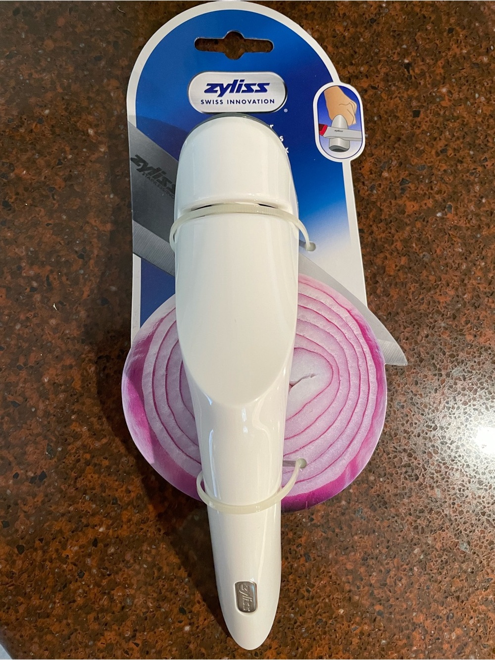 Zyliss White Handheld Knife Sharpener Brand New NWT